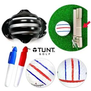 고품질 턴트골프 3줄 볼라이너 매직펜1세트 정확도업 골프공마킹 골프용품 (WFJSJMD)