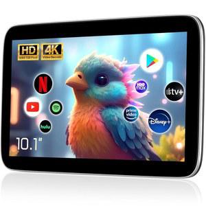 뒷좌석용 10.1인치 안드로이드 13 다기능 자동차 TV 헤드레스트 모니터, IPS 터치 스크린 비디오 플레이어, WiFi/블루투스/모바일 미러 링크/HDMI/USB/RCA 지원