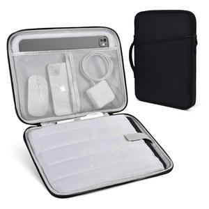 [미국배송] 13인치 뉴 서피스 프로 11TH 코파일럿+PC 10/9/8/X 충격 방지 보호 패딩 캐리어 여행 가방 블랙용 슬리브 케이스