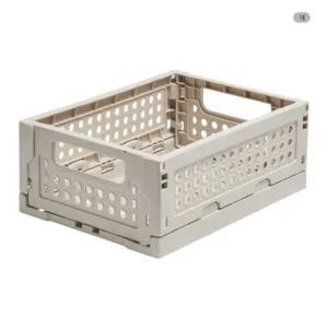 폴딩박스 대 아이보리 400x300x150mm 탕비 사무 주방 화장실 위생 오피스 회사 집 생필품 생활