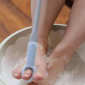 발씻기 발가락 세족 세척 브러쉬 실리콘 바디 워시솔 (WFJUXWY)