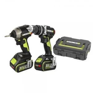 WORX PRO 충전식 햄머드릴 WU936 콤보 세트 (WFJWWLF)