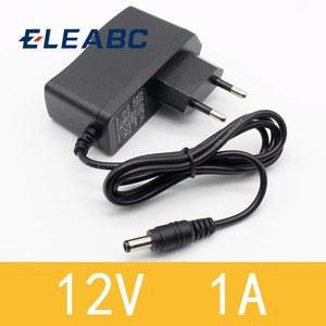 1PCS 12V1A AC 100V 240V 변환기 전원 어댑터 아답타 DC 12볼트 1A 1000MA 장치 EU 플러그 5.5MM X 2.1MM