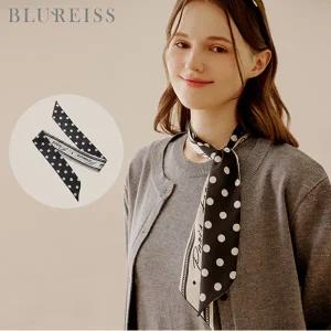 [블루레이스] 도트 배색 타이 스카프_B5F1AC9011