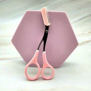 눈썹정리 1P 얼굴 눈썹제 솜털 가위 면도기 핑크 제모 (WFJXBW9)