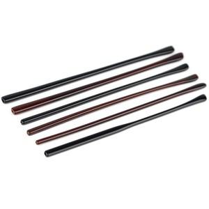 1쌍 아세테이트 안경 템플 팁 롱 타입 다리 악세사리 반짝 이는 블랙 브라운 라운드  홀