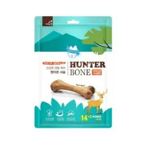 [셀러에이드]애견간식 오래씹는껌 덴탈케어 헌터본 사슴 16개입