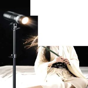 스포트라이트조명 다이아몬드 반지 귀걸이 촬영 램프 조명-80W(3색 초점조절) +스탠드-2.1m