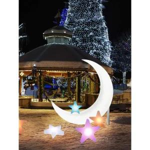 대형 달조명 휴양지 관광지 인테리어 의자 장식품 1.5m 달 조명