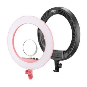 LED 링라이트 원형 램프 뷰티 유튜브 플래쉬 조명 LR180 라이트 - 핑크