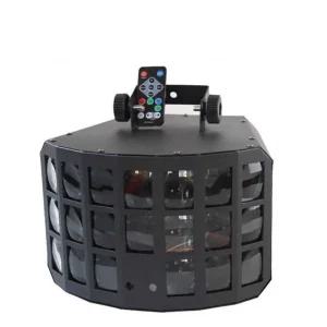 무대조명 노래방 레이저 라이트 LED 행사 싸이키 조명 2중 레이어+LED 라이트 스팟+리모콘