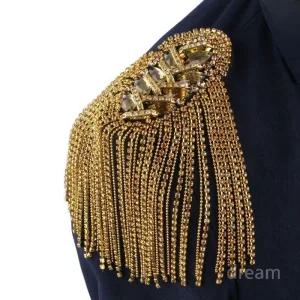 태슬 견장 드레스 어깨 액세서리 장식 무대의상