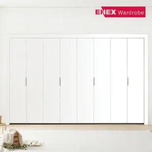 아이 올뉴 E0 여닫이 드레스룸 안방 맞춤시공 붙박이장 11자 330cm  실속형)