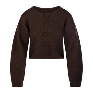 ZHAREA 버튼 울 모헤어 가디건 102512 1K2