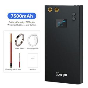 7500mAh 미니 스폿 용접기 70 기어 조정 가능한 휴대용 에너지 저장 18650 배터리 팩 니켈 키트