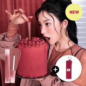 [3CE]벨벳 립 틴트 플러쉬 (증)벨벳 파우치 키링