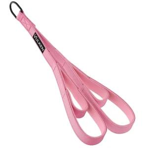 Vulken 삼두근 로프 케이블 부착물. 71.9cm(28.7인치) 55.9cm(22인치) 두 가지 길이 내장 풀다운 로프. 연