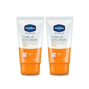 바세린(톤업)선크림 50ml 2개 선크림 톤업선크림 자외선차단제 선블록 SPF50+ PA+