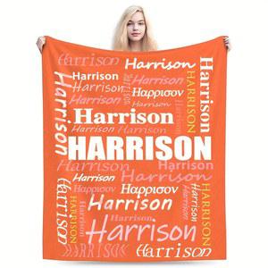 꽃다발담요 플란넬 사진 담요 텍스트 사진 부드럽고 편안하며 소파 침대 사무실 자동차 여행에 적합합니다