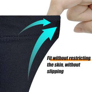 1쌍 배구 팔 슬리브 청소년 성인 어린이를위한 보호 패드 및 엄지 구멍이있는 통과하여 스팅을