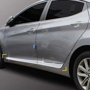 뉴 아반떼 MD 사이드 언더라인 몰딩 크롬 도어 튜닝