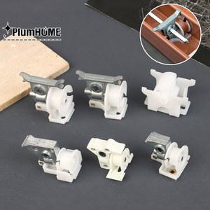 우드셔터 50MM 또는 38mm 목재 베네치아 블라인드 틸트 메커니즘 하이 프로파일 헤드 트랙 액세서리 조광기