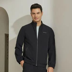 [하프클럽/울시]남성 우븐자켓_블랙 APWSJK24S51MBK