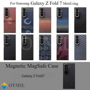 폴드 케이스 탄소 섬유 아라미드 마그네틱 삼성 갤럭시 Magsafe 커버 휴대 전화
