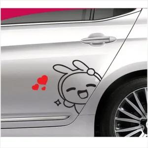 D24 빼꼼 포인트 데칼스티커 TKBG-04 활용도높은 편리한 튜닝스티커 꾸미기 자동차튜닝