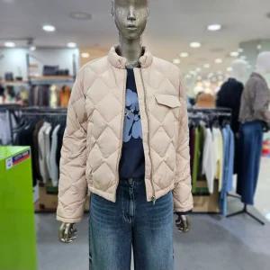 시슬리/애플아울렛/다이아 퀼팅 하이넥 구스다운 패딩 점퍼 SAPD81461