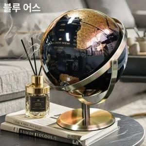 대형 지구본 세계지도 흑금구 기본형 성인 촬영