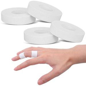 타이섬 4롤 핑거 테이프, 흰색 엑스트라 스트롱 0 6인치 x 32피트 피부 운동 손가락 발 땀 클라이밍 배구 BJJ 그래플링 MMA 무술 훈련 레슬링 핸드