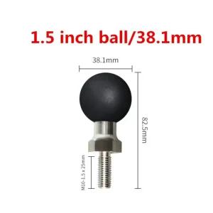 베이스M1015 소켓 인치 25mm 용 피치 사이즈15 캠코더용품 수 카메라 볼 액션 암 x 스터드15 스레드 C