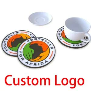 음각프로모션 및 와펜 패드 로고양각 터맞춤 음료 컵 고무 선물매트 부드러운