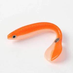 미꾸라지 루어 5p세트 오렌지 광어낚시 문어낚시