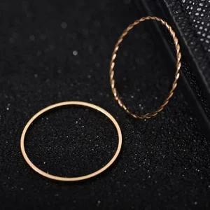 심플 레이어드 실반지 우정반지 꼬임 여성 데일리 가드링 우정반지 꼬임 민자