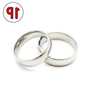 [콩심팥심]커플반지 티타늄반지 써지컬스틸 은색
