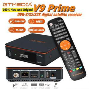 [] GTMEDIA V9 Prime DVB-S/S2/S2X 위성 수신기 1080P H.265 내장 WiFi 지원 M3U/CS/IKS/CA 카드 슬롯 PK S