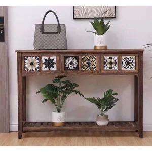 엔틱 복도장 복고풍 장식장 유럽풍 빈티지 서랍장