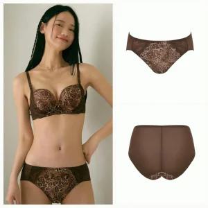 커플속옷추천 레오파드 소프트 헴팬티_SPTD583HASG