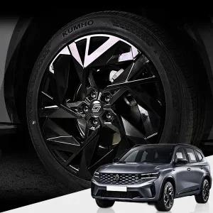 르노 그랑 콜레오스 휠 너트 캡커버 블랙몰딩 크롬죽이기