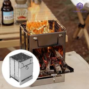 퍼플제로 식탁 테이블 캠핑 미니 화로대 접이식 1-2인용