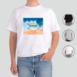 애쉬오트밀 반팔티 여름휴가 해변놀이 핫썸머 SS 아동반팔티