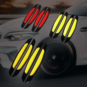 반사스티커 문콕방지 리플렉터스티커 검정테두리