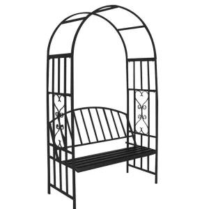 아치 펜스 의자 테라스 정원 넝쿨 철제 데코 옥상