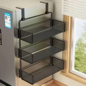 부착형 자석선반 무타공 현관문 걸이 마그네틱