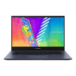 ASUS 비보북 고 14 플립 얇고 가벼운 2-in-1 노트북, 14인치 HD 터치, 인텔 셀러론 N4500 CPU, UHD 그래픽, 4GB RAM, 64GB eMMC, NumberPad, Windows 11 홈 인 S 모드, 콰이어트 블루, J1400KA-DS02T