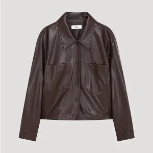 [롯데백화점]리스트 페이크 레더 카라 점퍼(TWWJPP50020)