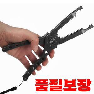 그립 및 후크 제거 도구가 포함된 고지수 플라스틱 낚시 펜치 미끄럼 방지 손잡이와 끈이 내구성이 뛰어난