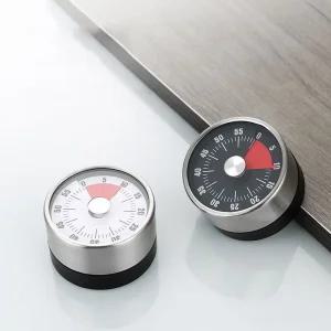(무료배송) 주방 쿠킹 타이머 미니 기계식 알람 자석 요리 시계